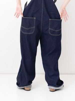 画像3: VC 　　デニムオーバーオール　ONE WASH　　サイズ：F (3)