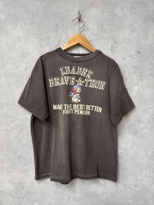 画像1: 2026春夏 　DENIMDUNGAREE　　ビンテージテンジク PENNIE LEADER TEE　　2；黒 (1)