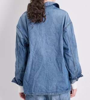 画像3: VC 　VC-2816 デニムプルオーバーシャツ   INDIGO    サイズ：F (3)