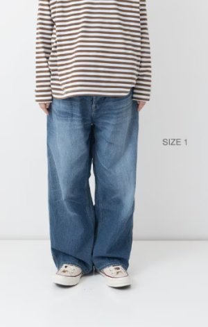 画像3: VC 　 ストレートデニムワークパンツ   INDIGO    サイズ：2 (3)