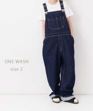 画像1: VC 　　デニムオーバーオール　ONE WASH　　サイズ：F (1)