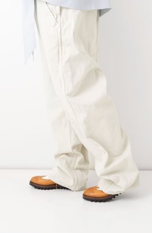 画像2: VC 　　デニムオーバーオール　　IVORY 　サイズ：F (2)