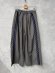 画像1: 2026春夏 フランキーグロウ　TWILL STRIPE SIDE LINE ROOMY PANTS 　カラー；GRAY　　(おとなサイズ) (1)