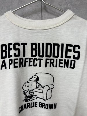 画像2: 2026春夏 　DENIMDUNGAREE　テンジク SNOOPY BUDDIES TEE　　1；白 (2)