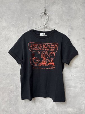 画像1: 2026春夏 　DENIMDUNGAREE　テンジク SNOOPY EVER SEEN TEE　　2；黒 (1)