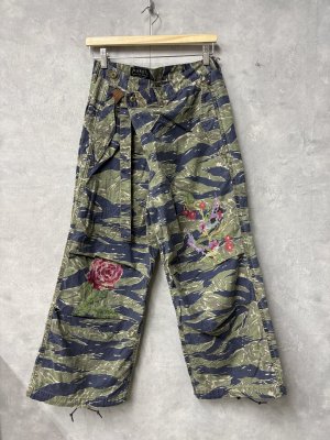 画像1: 2026春夏　MARET(マレ) 　アーミーアシタックパンツ　9；カーキ　　サイズ；1 (1)