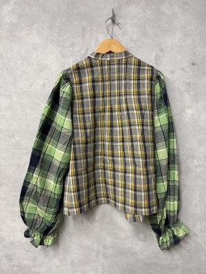 画像3: 2026春夏　MARET(マレ) 　ムラ糸アンティークコスチュームブラウス　7；茶　サイズ；F (3)