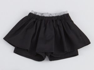 画像1: OCEAN&GROUND 　スカートパンツ　　カラー；ブラック　　サイズ；90 (1)