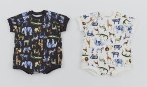 画像1: OCEAN&GROUND 　　アニマルプリントカットソーロンパス　　 (1)