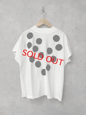 画像1: grin　DOT Tシャツ　　110；ホワイト　サイズ；2 (1)