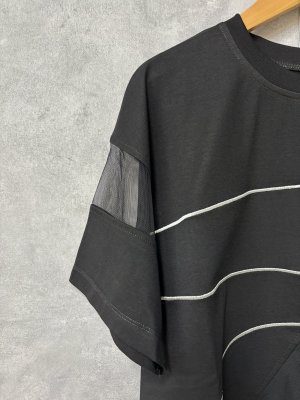 画像2: AULA AILA（アウラ アイラ）　　　Tシャツ　　　19:ブラック   サイズ:0 (2)