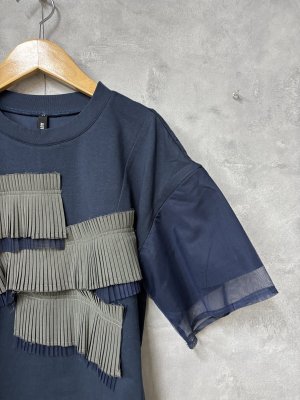 画像2: AULA AILA（アウラ アイラ）　　　Tシャツ　　　99:ネイビー   サイズ:0 (2)