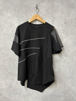 画像1: AULA AILA（アウラ アイラ）　　　Tシャツ　　　19:ブラック   サイズ:0 (1)