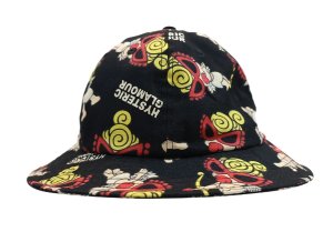 画像1: Hystericmini  ANGEL MINI総柄 ハット　　14；ブラック系 (1)