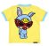 画像2: MY FIRST HYSTERIC　　　LITTLE BUNNY リンガー半袖Tシャツ　　61；レモンイエロー (2)