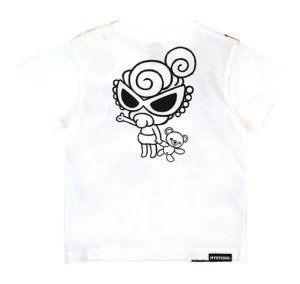 画像2: MY FIRST HYSTERIC　　　SELFISH BABY ANIMAL 半袖Tシャツ　　00；ホワイト　　サイズ；100 (2)