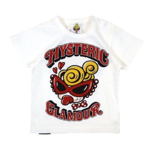 画像1: MY FIRST HYSTERIC  　　GOOD SIGN BOW TIE MINI! 半袖Tシャツ　　00；ホワイト (1)