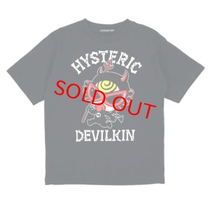 画像1: Hystericmini  トコトコ DEVILKIN 半袖Tシャツ　　10；ブラック (1)