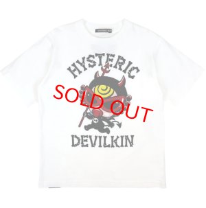 画像1: Hystericmini  トコトコ DEVILKIN 半袖Tシャツ　　00；ホワイト (1)