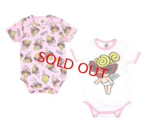 画像1: MY FIRST HYSTERIC　　　ANGEL MINI 半袖ロンパースセット　　29；ピンク系 (1)