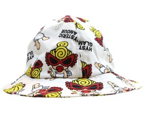 画像1: Hystericmini  ANGEL MINI総柄 ハット　　04；ホワイト系 (1)