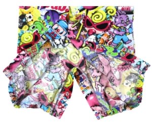 画像2: MY FIRST HYSTERIC  　HYSTERIC MINI IN WONDERLAND Viscotex 半袖2WAYALL　44；ブルー系　　F(60-70cm) (2)