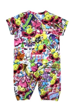 画像3: MY FIRST HYSTERIC  　HYSTERIC MINI IN WONDERLAND Viscotex 半袖2WAYALL　44；ブルー系　　F(60-70cm) (3)