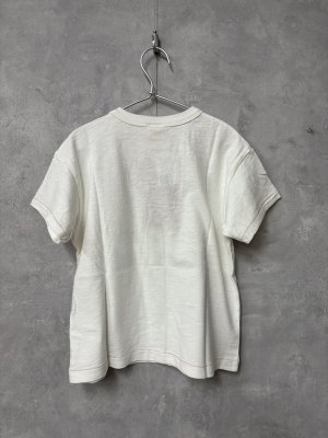 画像3: 2026春夏 　DENIMDUNGAREE　PENNIE KITTY Tee  1；白 (3)