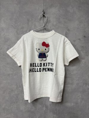 画像1: 2026春夏 　DENIMDUNGAREE　PENNIE KITTY Tee  1；白 (1)