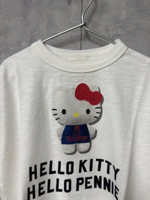 画像2: 2026春夏 　DENIMDUNGAREE　PENNIE KITTY Tee  1；白 (2)