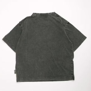 画像2: MakeYourDay　製品染めドルフィン半袖Tシャツ　　チャコール (2)