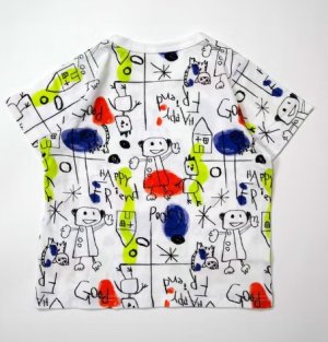 画像2: MakeYourDay　ラクガキ総柄ルームウェア　　オフホワイト (2)