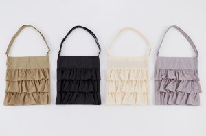 画像1: OCEAN&GROUND 　2WAY フリルショルダーBAG　　サイズ；F (1)