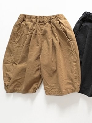 画像1: OCEAN&GROUND 　　膝下タックバルーンショーツ　　カラー；ベージュ (1)