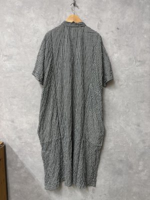 画像3: NATURAL LAUNDRY 　シャーリングOP　　973；ブラック系　　サイズ2 (3)