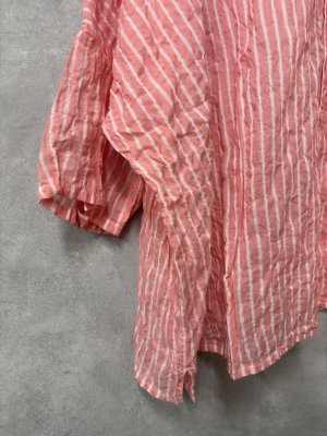 画像2: NATURAL LAUNDRY 　シャーリングランドスケープシャツ　　301；アカ　サイズ2 (2)