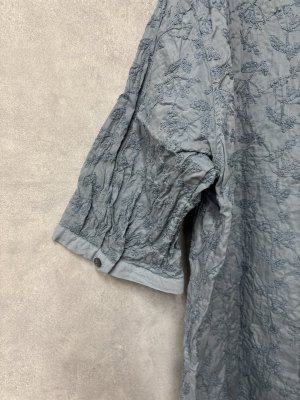 画像4: grin　ディル刺繍フリルシャツ　　420；ブルー　サイズ；2 (4)