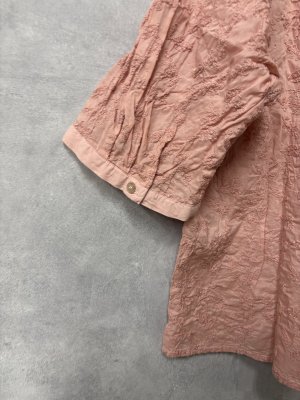 画像4: grin　ディル刺繍フリルシャツ　　310；ピンク　サイズ；2 (4)