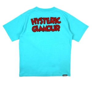 画像2: Hystericmini 　　STIPPLING MINI FACE 半袖Tシャツ　51；エメラルド (2)