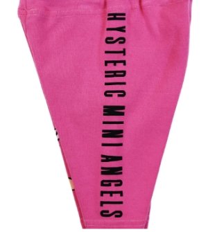 画像4: Hystericmini 　ANGEL MINI WITH HEART 5分丈レギンス　　25；ピンク (4)