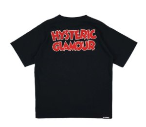 画像2: Hystericmini 　　STIPPLING MINI FACE 半袖Tシャツ　10；ブラック (2)