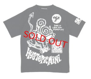 画像1: Hystericmini 　　 HYSTERIC LOGO ALLSTARS 半袖Tシャツ    10；ブラック　　サイズ；140 (1)
