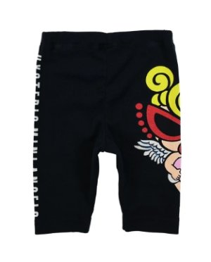 画像2: Hystericmini 　ANGEL MINI WITH HEART 5分丈レギンス　　10；ブラック (2)