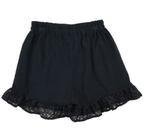 画像2: Hystericmini 　フリルレース付き　ショートパンツ　　10；ブラック (2)
