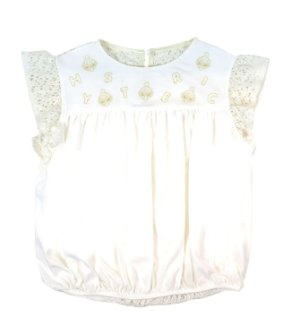 画像1: Hystericmini 　　フリルショートスリーブ Tシャツ　　00；ホワイト (1)