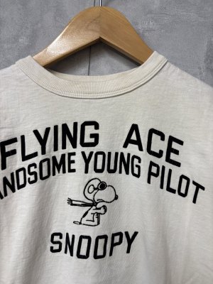 画像2: 2026春夏 　DENIMDUNGAREE　ビンテージテンジク SNOOPY HERO TEE　11；生成　サイズ；MM (2)