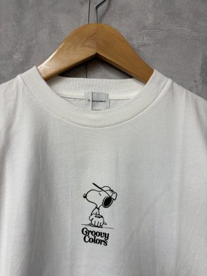 画像2: 2026春夏　 groovycolors　　テンジク SNOOPY BASEBALL TEE　１；白 (2)