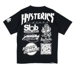 画像2: Hystericmini 　　 HYSTERIC LOGO ALLSTARS 半袖Tシャツ    10；ブラック　　サイズ；140 (2)