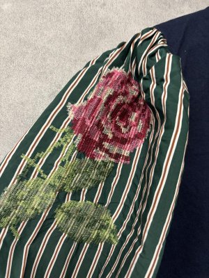 画像2: 2026春夏　MARET(マレ) 　　袖鳥花刺繍T　4；紺　サイズ；F (2)