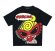画像1: Hystericmini 　　STIPPLING MINI FACE 半袖Tシャツ　10；ブラック (1)